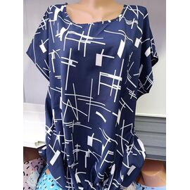 футболка жіноча 541-3 navy р.60-64 "Galina" недорого оптом від прямого постачальника