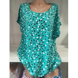 футболка жіноча 541-3 mint р.60-64 "Galina" недорого оптом від прямого постачальника