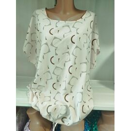 футболка жіноча 541-4 white р.60-64 "Galina" недорого оптом від прямого постачальника