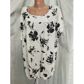 Фотография Футболка женская 541-6 white р.60-64 "Galina" недорого оптом от прямого поставщика