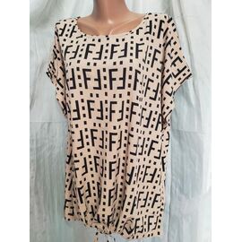 Фотография Футболка женская 541-7 beige р.60-64 "Galina" недорого оптом от прямого поставщика