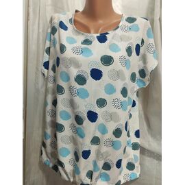 футболка жіноча 541-9 white р.60-64 "Galina" недорого оптом від прямого постачальника