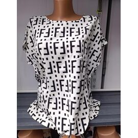 футболка жіноча 541-12 white р.60-64 "Galina" недорого оптом від прямого постачальника