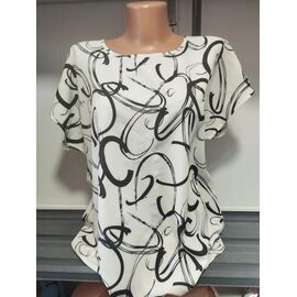 футболка жіноча 541-13 white р.60-64 "Galina" недорого оптом від прямого постачальника