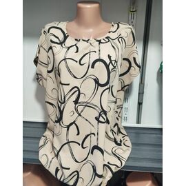 футболка жіноча 541-13 beige р.60-64 "Galina" недорого оптом від прямого постачальника