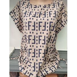 Фотография Футболка женская 569-3 beige р.50-58 "Galina" недорого оптом от прямого поставщика