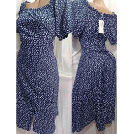 Сукня літня жіноча 574 navy р.48-54 "Galina" недорого оптом від прямого постачальника