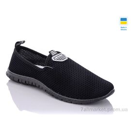 Фотография Слипоны женские тканевые Лето 536 чорний (10 пар р.36-40) "RGP" недорого оптом от прямого поставщика