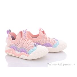 Кросівки дитячі модні Літо 2317 рожевий (12 пар р.21-26) "ASHIGULI" недорого оптом від прямого постачальника