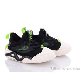 Кросівки дитячі модні Літо 2318 чорний (12 пар р.21-26) "ASHIGULI" недорого оптом від прямого постачальника