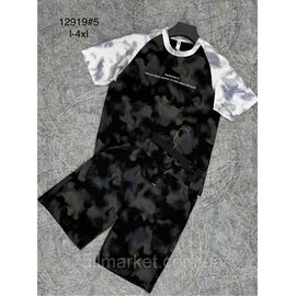 Фотография Спортивный костюм мужской с шортами р-ры L-4XL (3цв) "PROSTOMEN" недорого от прямого поставщика