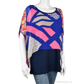 Фотография Женская блузка Лето B0106-7 (10904) navy (5 шт. р.сетка One size) "Obuvok" недорого оптом от прямого поставщика