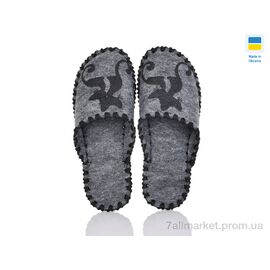 Тапки жіночі для будинку Весна/осінь 217W сірий (9 пар р.36-41) "Active" недорого оптом від прямого постачальника