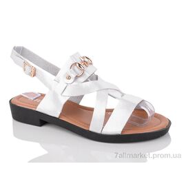 Фотография Босоножки женские летние Лето 2-02C (8 пар р.36-41) "SANLIN" недорого оптом от прямого поставщика