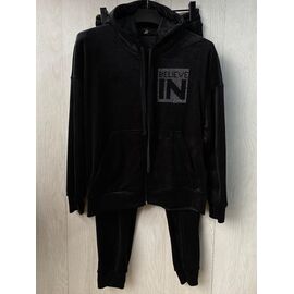 Костюм спортивний жіночий теплий ZV118 black р.52-58 "Zalov" недорого оптом від прямого постачальника