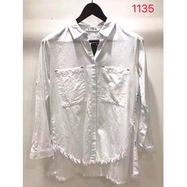 Сорочка жіноча 1135 white р.52-62 "LIDA" недорого оптом від прямого постачальника
