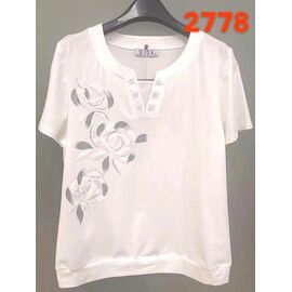 футболка жіноча 2778 white р.50-60 "LIDA" недорого оптом від прямого постачальника