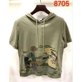 Фотография Футболка женская 8705 khaki р.52-62 "LIDA" недорого оптом от прямого поставщика