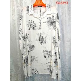 Фотография Платье летнее женское S62393 white р.52-62 "LIDA" недорого оптом от прямого поставщика