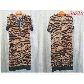 Фотография Платье летнее женское S6374 beige р.52-62 "LIDA" недорого оптом от прямого поставщика