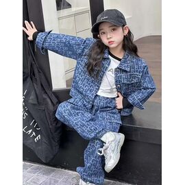 Фотография Костюм детский на девочку 24742 blue р.110-150 "Yalisi" недорого оптом от прямого поставщика