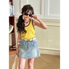 Фотография Юбка детская на девочку 25033 blue р.110-160 "Yalisi" недорого оптом от прямого поставщика