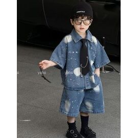 Фотография Костюм детский на мальчика 25822 blue р.110-150 "Yalisi" недорого оптом от прямого поставщика