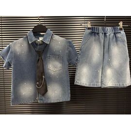 Фотография Костюм детский на мальчика 25822-1 blue р.110-150 "Yalisi" недорого оптом от прямого поставщика