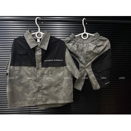 Фотография Костюм детский на мальчика 5603 grey р.110-150 "Yalisi" недорого оптом от прямого поставщика