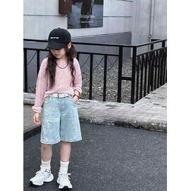 Дитячі шорти на дівчинку 6786 l.blue р.120-170 "Yalisi" недорого оптом від прямого постачальника