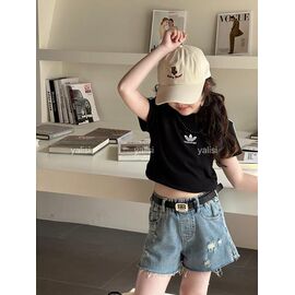 Дитячі шорти на дівчинку 7209 blue р.110-160 "Yalisi" недорого оптом від прямого постачальника