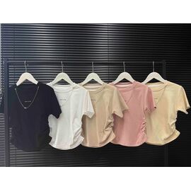 Фотография Футболка детская на девочку 75012 pink р.120-160 "Yalisi" недорого оптом от прямого поставщика