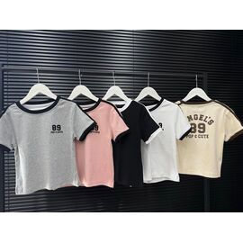 Фотография Футболка детская на девочку 75066 black р.120-160 "Yalisi" недорого оптом от прямого поставщика