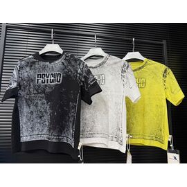 футболка дитяча на хлопчика 8725 yellow р.130-170 "Yalisi" недорого оптом від прямого постачальника