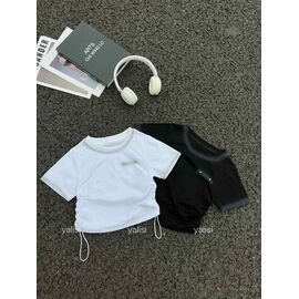 Фотография Топик детский на девочку 9827 white р.120-160 "Yalisi" недорого оптом от прямого поставщика