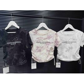 футболка дитяча на дівчинку 9829-1 beige р.110-150 "Yalisi" недорого оптом від прямого постачальника