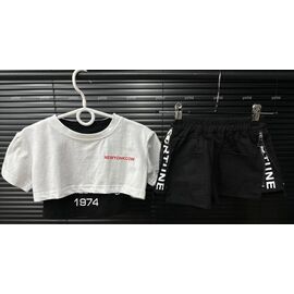 Фотография Костюм детский на девочку C039 black р.110-150 "Yalisi" недорого оптом от прямого поставщика