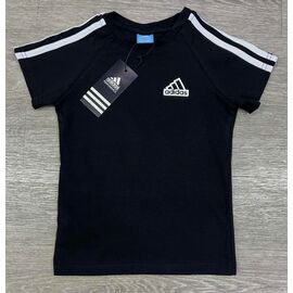Фотография Футболка детская на мальчика 81-1-0 black р.4-8 "MirWear kids" недорого оптом от прямого поставщика