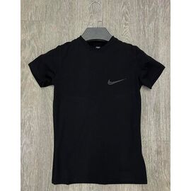 Фотография Футболка детская на мальчика 2024-1 black р.4-8 "MirWear kids" недорого оптом от прямого поставщика