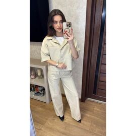 Костюм жіночий 076 l.beige р.42-48 "VALENTINA" недорого оптом від прямого постачальника