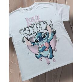 футболка жіноча LR24 white р.XS-XL "Lora" недорого оптом від прямого постачальника