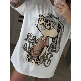 футболка жіноча LR36 white р.one size "Lora" недорого оптом від прямого постачальника