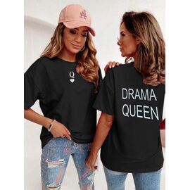 футболка жіноча LR48 black р.one size "Lora" недорого оптом від прямого постачальника