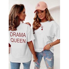 футболка жіноча LR49 white р.one size "Lora" недорого оптом від прямого постачальника