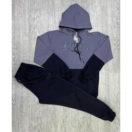 Фотография Костюм спортивный мужской 254-1 black р.M-3XL "MirWear" недорого оптом от прямого поставщика