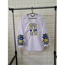 Фотография Вышиванка детская на мальчика PR114 white р.32-36 "Proschenko" недорого оптом от прямого поставщика