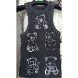 Фотография Майка женская DM40 d.grey р.S-M "Dream" недорого оптом от прямого поставщика