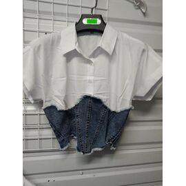 Сорочка жіноча літня DM53 white р.S-L "Dream" недорого оптом від прямого постачальника