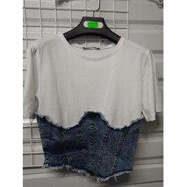 Фотография Футболка женская DM54 white р.S-L "Dream" недорого оптом от прямого поставщика