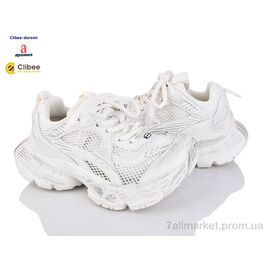 Кросівки дитячі модні Весна/осінь A5118 white (7 пар р.31-37) "Clibee-Doremi" недорого оптом від прямого постачальника